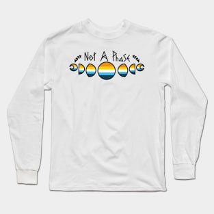 Not a phase- Aroace pride Long Sleeve T-Shirt